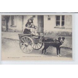 SAINT-CLOUD:de-BOURGEUIL: attelage de chien - très bon état