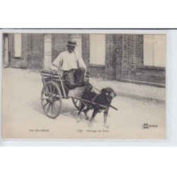 EN SOLOGNE: attelage de chien - très bon état