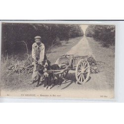 EN SOLOGNE: ramasseur de bois mort (voiture à chien) - état