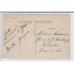 EN SOLOGNE: attelage de chien, la laitière, voiture à chien - état