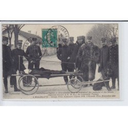 MARNE: voiture à chien légeres et démontables pour transport malades et blessés systeme breveté S.G.D.G. - tb etat