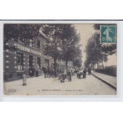 PONT-A-VENDIN: avenue de la gare - état