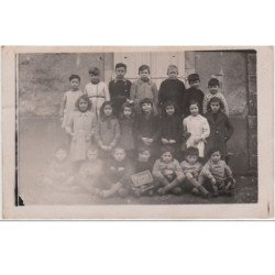 TAMNAY : carte photo d'une classe d'école en 1941 - bon état (un léger pli)