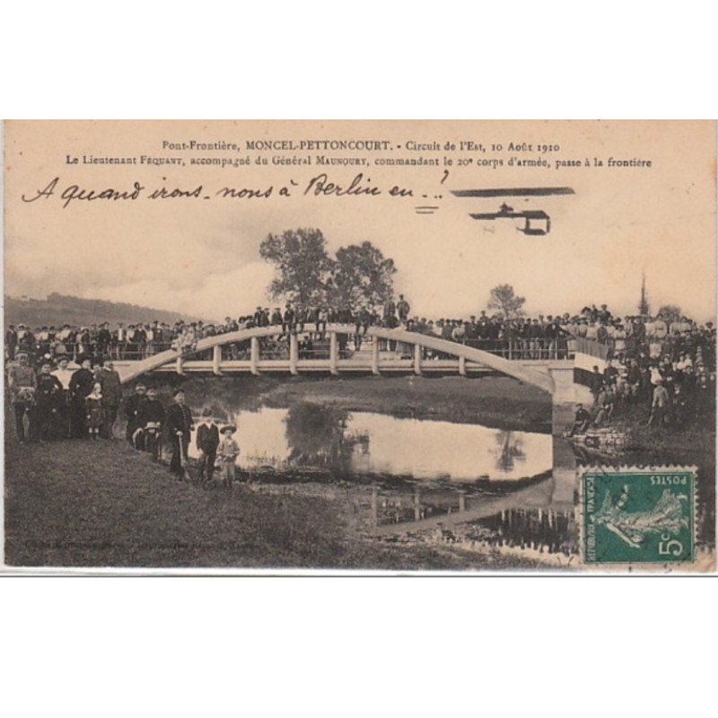 MONCEL PETTONCOURT : le Circuit de l'Est en 1910 - très bon état
