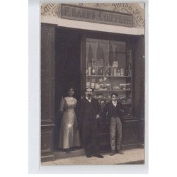 FRANCE - F. Sarra coiffeur, filets de pêche, lotion estradelline - état