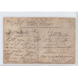 FRANCE: saumur 2 rue saint-jean(?), M. Eugene salon coiffure, service antiseptique barbe 20c, taille 40c - état