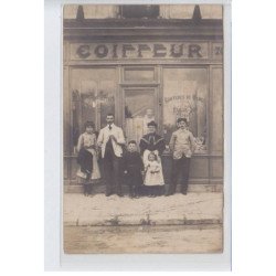 FRANCE - coiffeur de dames, service antiseptique, barbe 20., taille 30., P. Chatulier(?) - état