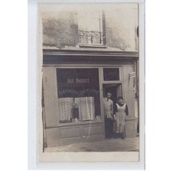 FRANCE: le mans(?) 18 rue des 4 roues(?), G. Ragot, aux marques parfumerie coutellerie coiffeur - très bon état