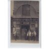 FRANCE: coiffeur M. Eugene, coiffure de dames nettoyage tête service antiseptique barbe 20c taille 40c - état