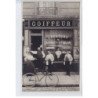 FRANCE: 2CPA, coiffeur lavatory de l'hôtel de ville, pilocarpia, excelsior, vélo, ondulation postiches - très bon état
