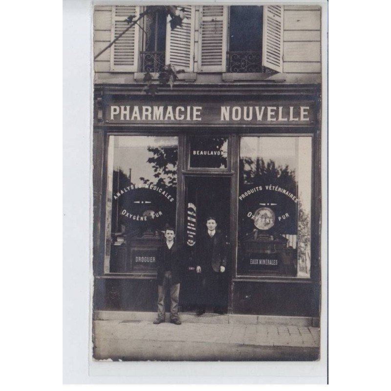 FRANCE: rueil(?) pharmacie nouvelle Beaulavon, analyse médicales, oxygène pur, produits vétérinaires - très bon état