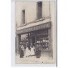 FRANCE: charcuterie Thoreau épicerie, personnages devant boutique - très bon état