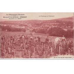 LA CHAMPAGNE ILLUSTREE : EPERNAY - maison Devaux - très bon état