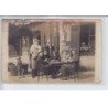 FRANCE: R. Flassière(?), personnages à table, apéro, jeu de cartes - état
