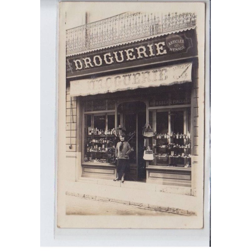 FRANCE: droguerie, articles de ménage, brosserie pinceaux, L. Rogier - très bon état