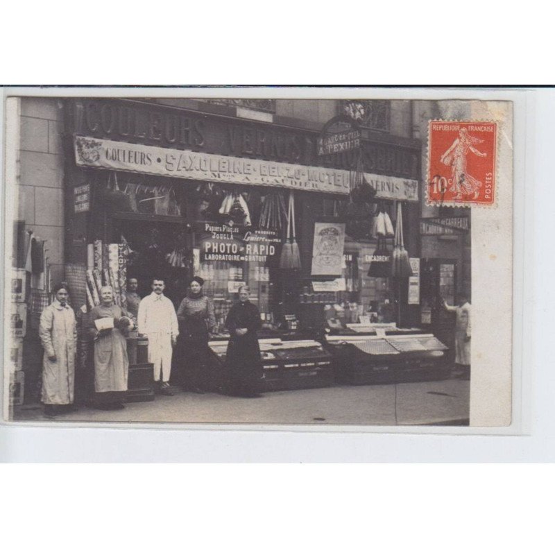 FRANCE: couleurs vernis brosseries saxoleine benzo-moteur, A. Gaudier papier plaques Jougla photo rapid - très bon état