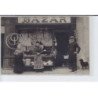 FRANCE: un bazar, textile, vaisselle et plus, chien, roues, charlanes - état