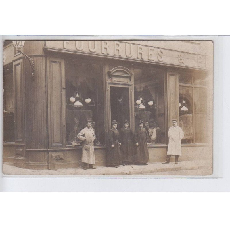 FRANCE: commerce de fourrures, le fourreur Pollet ci roannes (?) - très bon état FRANCE: commerce de fourrures, le fourreur Pollet ci roannes (?) - très bon état
