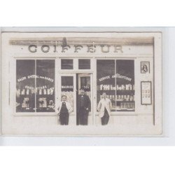 FRANCE: coiffeur salon spécial pour dames ondulation, Maurice Noël, service antiseptique - état