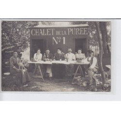FRANCE: chalet de la purée N1, personnages apéro, vins - très bon état