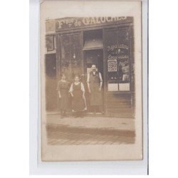 FRANCE: fabrique de galoches, réparation chaussures, aveyron entraygues(?) - très bon état