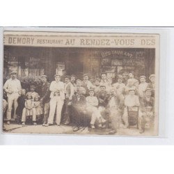 FRANCE: demory restaurant spécialité de beaujolais cuisine bourgeoise, marc de savou(?) - état