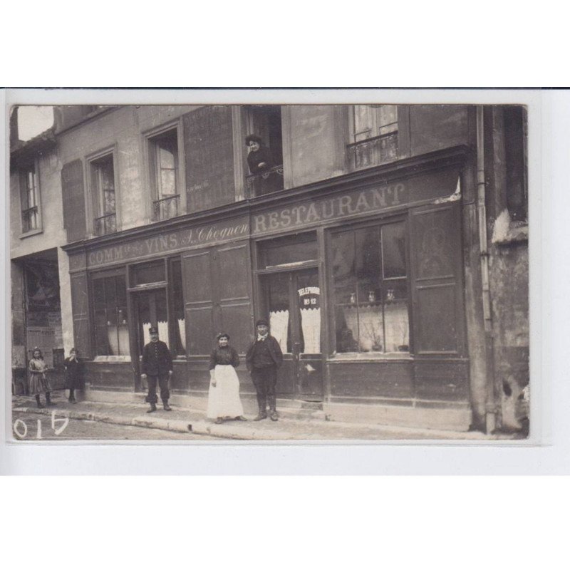 FRANCE: commerce de vins A. Chognon restaurant - très bon état