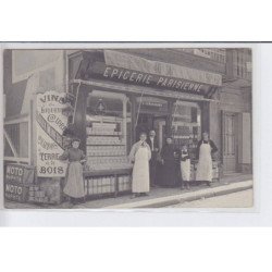 FRANCE: epicerie parisienne, J. Lemarchand, vins liqueurs cidres eaux minérales charbons de terre bois - très bon état