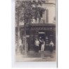 FRANCE: coiffeur L. Huet, parfumerie, coups de fer, postiches en tous genres, asnieres(?) - très bon état