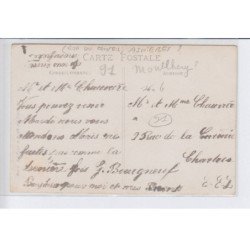 FRANCE: coiffeur L. Huet, parfumerie, coups de fer, postiches en tous genres, asnieres(?) - très bon état