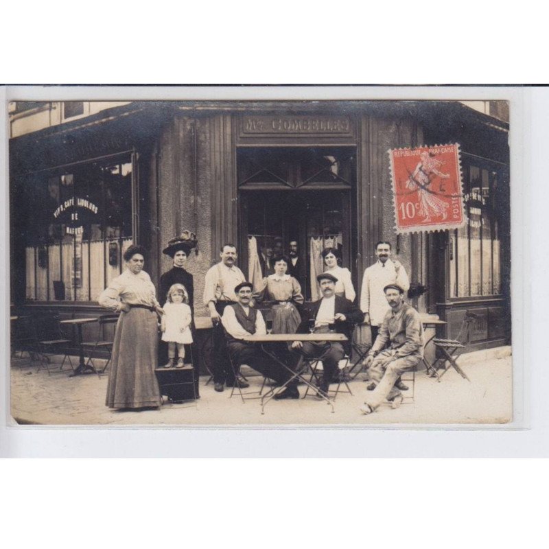 FRANCE: maison combelles, vins café liqueurs de marque, apéro, puteaux(?) - très bon état
