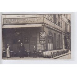 FRANCE: bar des capucins, bar patancho café filtre, tonneaux - état