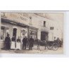 FRANCE: hotel de l'arche dorée, tenue par Touchet, café l'hotel, Jarry serrurier forgeron, attelage - état