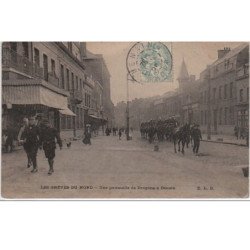 LES GREVES DU NORD en 1906 - les dragons à DENAIN - bon état (petites traces)