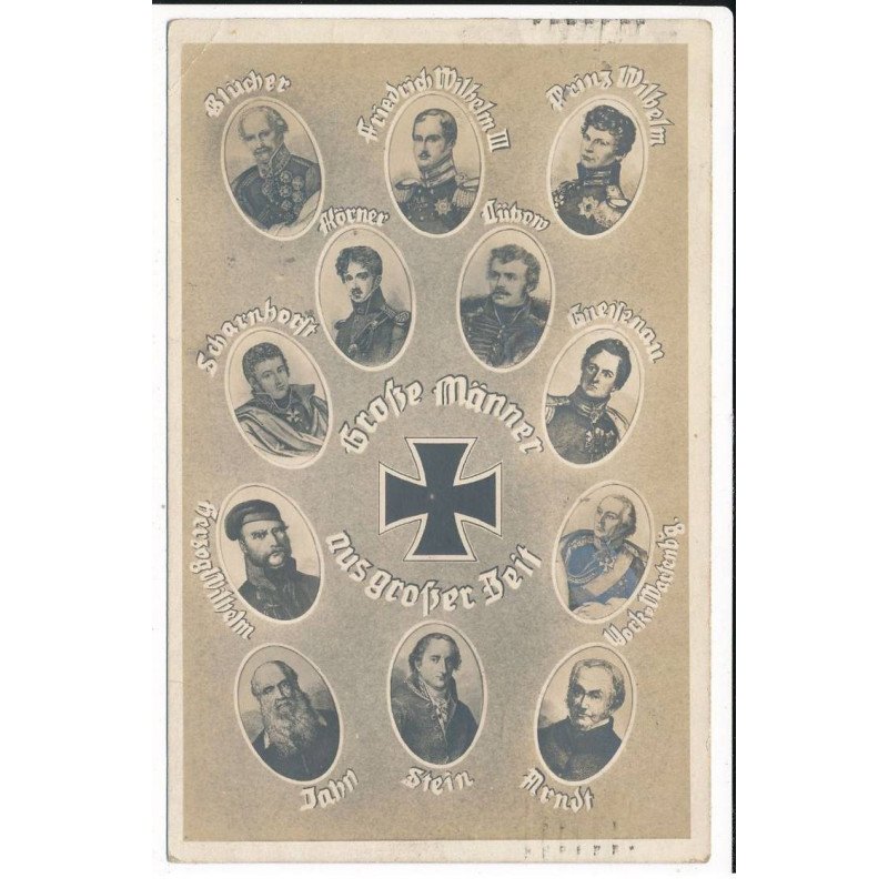 MILITAIRE: ww1 - caricature militaire - très bon état