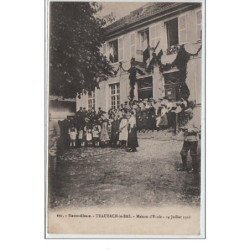 HAUTE ALSACE : TRAUBACH-LE-BAS - maison d'école - 14 juillet 1916 - Très bon état