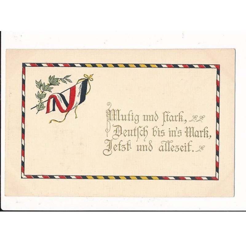 MILITAIRE: ww1 - texte allemand - très bon état