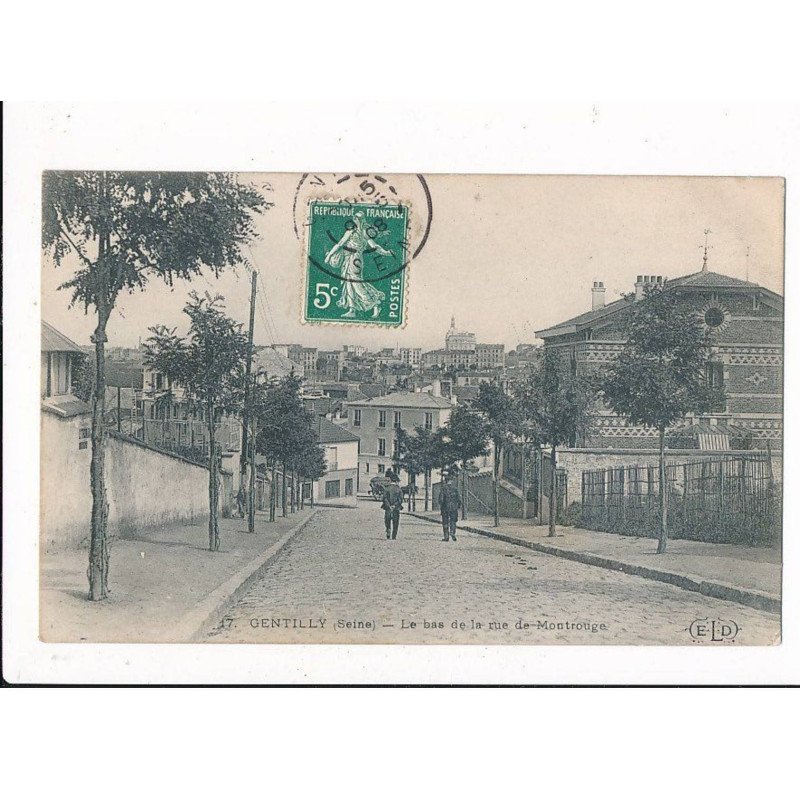 GENTILLY: le bas de la rue de montrouge - très bon état