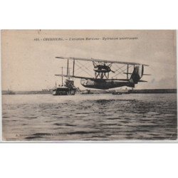 CHERBOURG : hydravion amerrissant - l'aviation maritime - bon état (un coin plié)