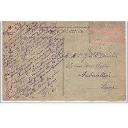 REIMS : le ballon rond place du boulingrin en 1909 - bon état (un coin plié et une petite tache)