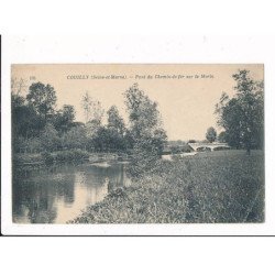 COUILLY: pont du chemin-de-fer sur le morin - très bon état