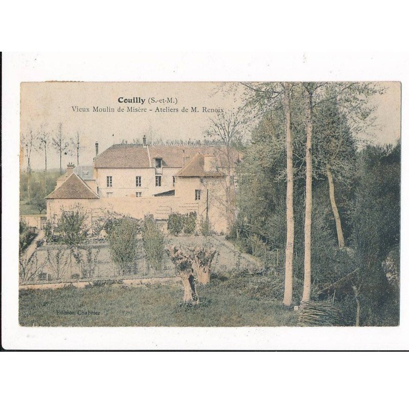 COUILLY: vieux moulin de misère ateliers de M. renoix - très bon état