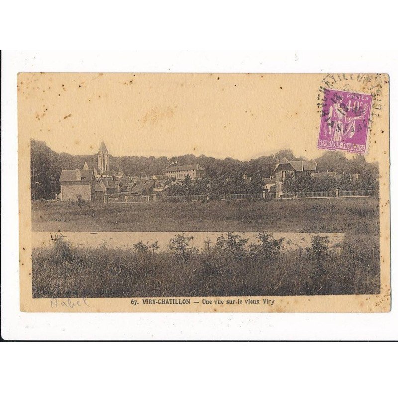 VIRY-CHATILLON: une vue sur le vieux viry - état