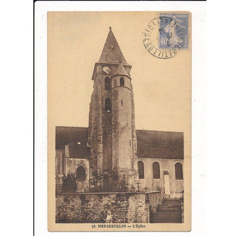 VIRY-CHATILLON: l'église - très bon état
