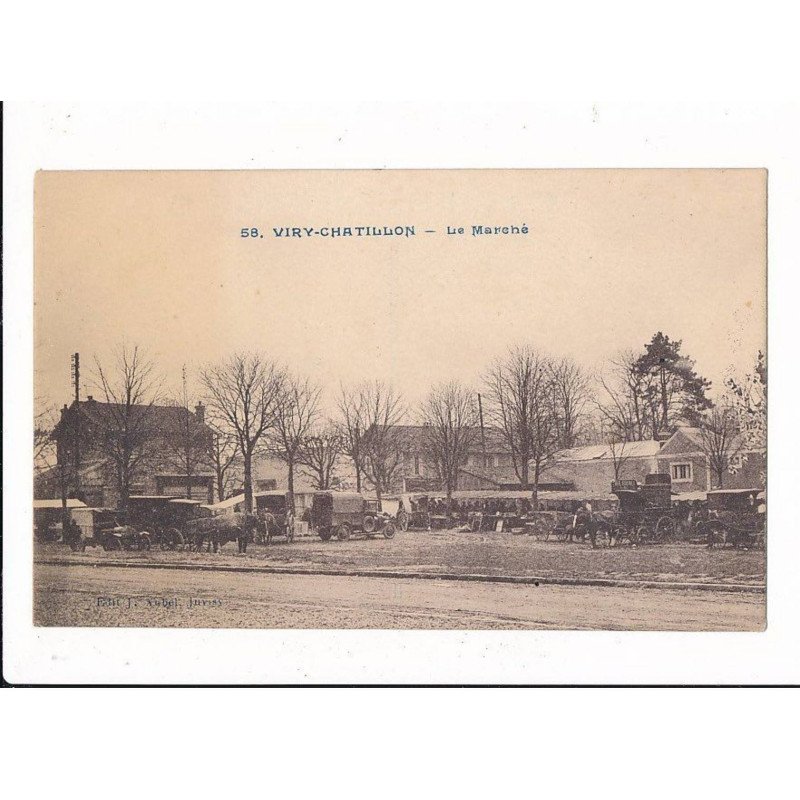 VIRY-CHATILLON: le marché - très bon état