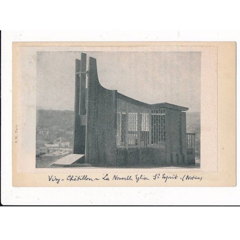 VIRY-CHATILLON: la nouvelle église saint-esprit - très bon état