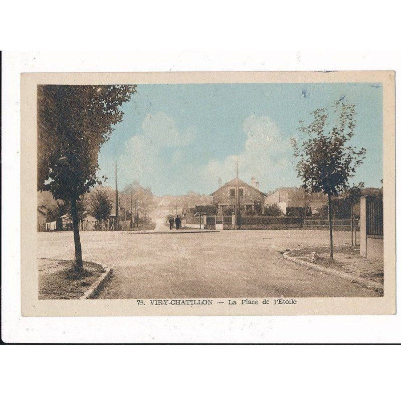 VIRY-CHATILLON: la place de l'étoile - très bon état