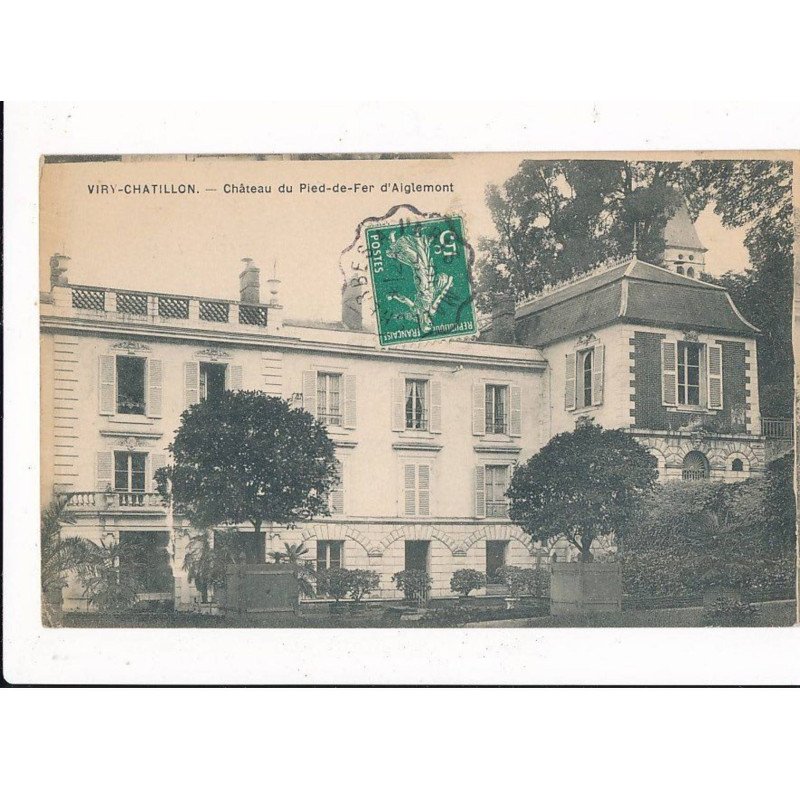 VIRY-CHATILLON: château du pied-de-fer d'aiglemont - très bon état