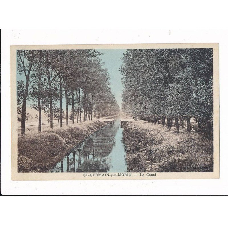 SAINT-GERMAIN-sur-MORIN: le canal - très bon état