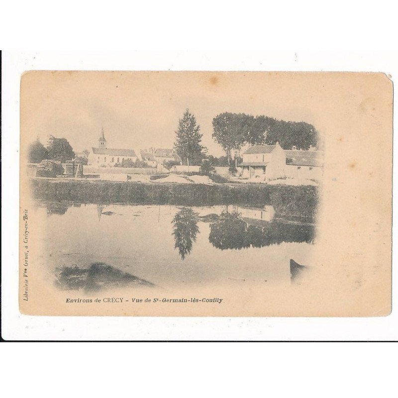 SAINT-GERMAIN-les-COUILLY: vue du village, église - état